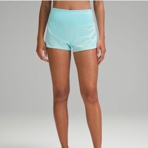 Lululemon Athletica cyan blue Athletic Shorts